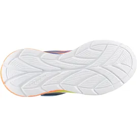 SKECHERS Flex Glow Ultra Kinder Blau/Orange 21