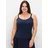 sheego Spaghettitop Blau 58