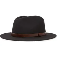 BRIXTON Messer Fedora schwarz, SMALL