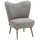58 aufm Kessel Cocktailsessel Kayra Bouclé 58 x 71 x 70 cm Beige/Gelb mit Relax-Funktion