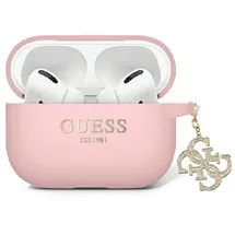 OEM Guess Liquid Silicone Glitter Pink Airpods Pro 2 Hülle
