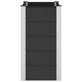 vidaXL Hochbeet 100 x 50 x 91 cm Schwarz