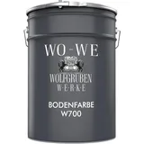 WO-WE Betonfarbe Bodenfarbe Bodenbeschichtung W700 Braun ähnl. RAL 8017-2,5L