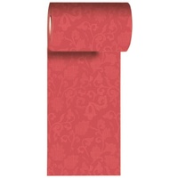 Duni Tischband aus Dunicel® Damast-Druck coral pink, 15 x 2000 cm
