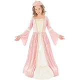 Prinzessin-Kostüm Prinzessin Amira Kostüm für Mädchen - Rosa - Kleid mit Krone für echte Königinnen Karneval Kindergeburtstag 104