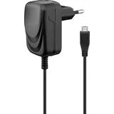 goobay Wentronic Micro-USB-Ladegerät 1A schwarz (49529)