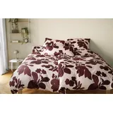 ELEGANTE Shadows Floral Lila/Rot 155 x 220 cm + 80 x 80 cm