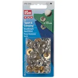 Prym Prym, Nähfrei-Druckknöpfe Anorak 15 mm silberfarbig, Metal