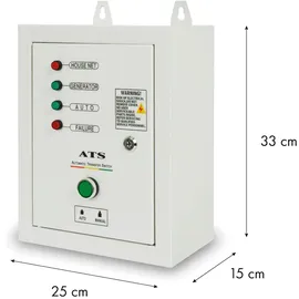 Eberth ATS Notstromautomatik bis 10kW, 3 Phasen, 400V, Automatischer Transferschalter Automatic Transfer Switch für Stromerzeuger