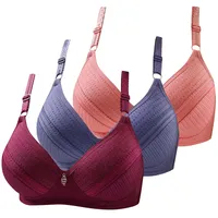 CSKJ Minimizer BH Ohne Bügel - Komfort Tief V BH Damen ohne bügel Damen BH ohne Bügel mit zusätzlicher BH-Verlängerung - 95B