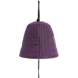 Windspiel Furin Iwachu Tsurigane 4,5 cm Lila