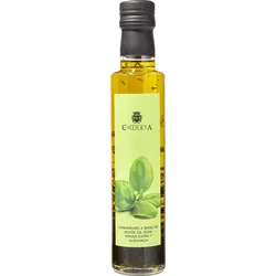 La Chinata Natives Olivenöl extra mit Basilikumblättern – Mediterranes Würzöl...