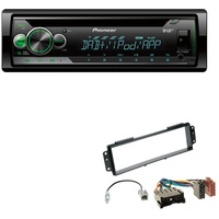 Pioneer DEH-S410DAB 1-DIN CD Digital Autoradio AUX-In USB DAB+ Spotify mit Einbauset für KIA Picanto 2007-2011