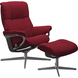 Stressless Mayfair mit Cross Base Rohleder 83 x 102 x 74 cm red q2 faron