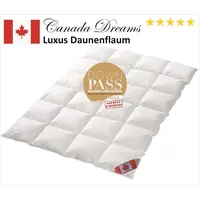 Canada Dreams Luxus Übergangs Daunendecke Wärmegrad 2 Beste Qualität Klasse 1 (200x200 cm)