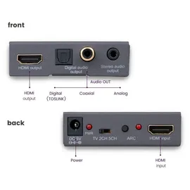 MARMITEK HDMI 4K Audio-Extraktor MARMITEK ConnectAE14