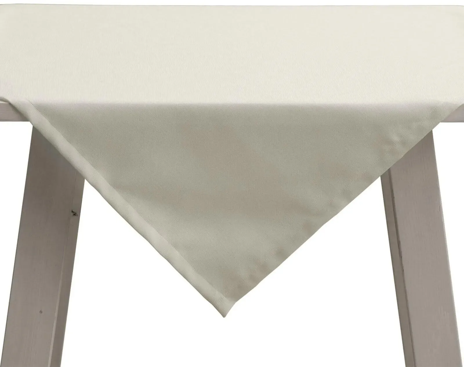 Pichler Tischwäsche Panama Mitteldecke 100x100 cm | perle - grau
