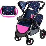 Bayer Twin Star Sterne Blau/Pink