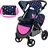 Bayer Twin Star Sterne Blau/Pink