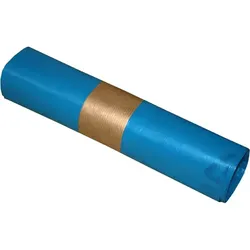 Müllbeutel blau 30 L 30 my (Typ 60), 25 Stück/Rolle LDPE Material, 480 x 650 mm