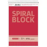 Baier & Schneider Notizblock Spiralblock A5 kariert Weiß