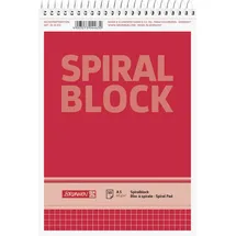 Baier & Schneider Notizblock Spiralblock A5 kariert Weiß