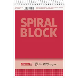 Baier & Schneider Notizblock Spiralblock A5 kariert Weiß