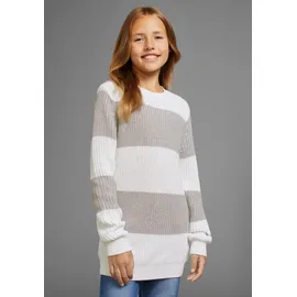 Kidsworld Strickpullover "Streifenpullover mit breitem Muster", Mädchen, Gr.