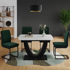 Vicco Fenaro 120 x 77,4 x 80 cm weiß/schwarz