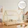 [en.casa] Hausbett Hesel 90 x 200 cm Kiefer naturbelassen beige