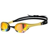 Arena Cobra Ultra Swipe Mirror Unisex Race Schwimmbrille für Erwachsene, Taucherbrille mit Gebogenen Spiegelgläsern, Anti-Beschlag, UV-Schutz, 5 Austauschbare Nasenstege