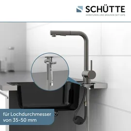 Schütte PARMA Spültischarmatur Graphit matt