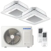 Samsung Multisplit Klimaanlage Mini-Decken-Set | WindFree | 3,5 kW + 3,5 kW