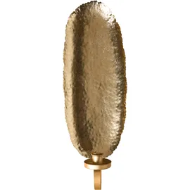 Beliani 2er-Set Kerzenständer FEIJO Metall 44 cm Gold