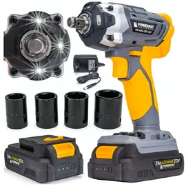 Powermat Akkuschrauber 20V inkl. 2 x 2,0 Ah + Koffer