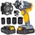 Powermat Akkuschrauber 20V inkl. 2 x 2,0 Ah + Koffer
