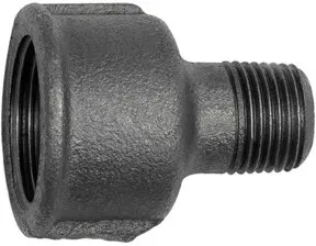 Riegler Reduziermuffe 246, Rp 3/4 i., R 1/2 a., Temperguss schw.