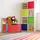 Relaxdays Kindersitzbank mit Stauraum 54,5 x 60 x 35 cm MDF mehrfarbig