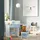 Relaxdays Kinderschreibtisch Seefahrt 80 x 40 x 79,5 cm MDF blau/weiß