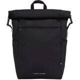 Tommy Hilfiger TH ELEMENT ROLLTOP Rucksack Herren, Schwarz (Black), OS