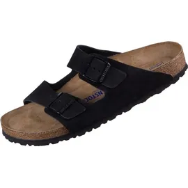 Birkenstock Arizona Weichbettung Veloursleder schwarz 36