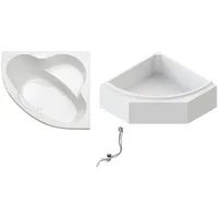 Ottofond Eckbadewanne 140 x 140 cm (860021)