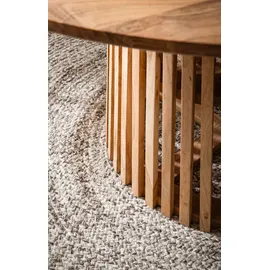 FineBuy Ø 120 cm braun