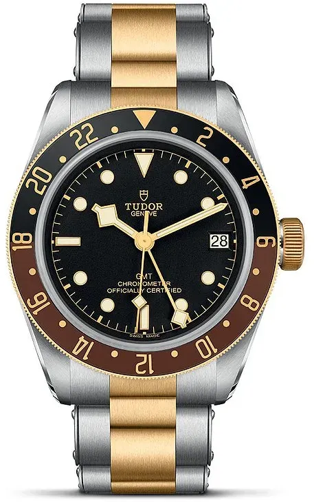 Tudor Herrenuhr Black Bay GMT S&G M79833MN-0001 - silber