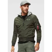 Alpha Industries MA-1 TT Hood dark green XL