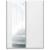 home collective Schwebetürenschrank 150 x 198 x 150,6 cm Weiß