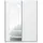 home collective Schwebetürenschrank 150 x 198 x 150,6 cm Weiß