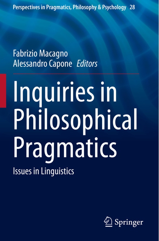 Inquiries In Philosophical Pragmatics, Kartoniert (TB)