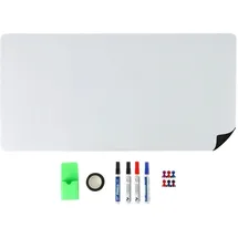 Relaxdays Whiteboard Folie 40 x 80 cm Weiß/Grün/Schwarz