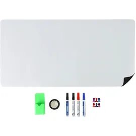 Relaxdays Whiteboard Folie 40 x 80 cm Weiß/Grün/Schwarz